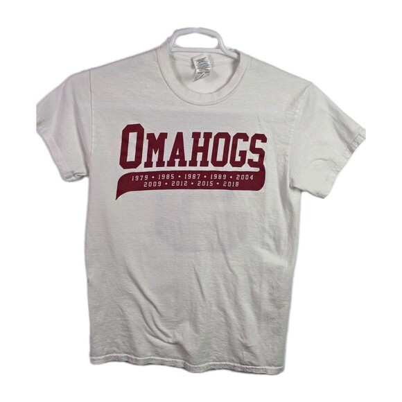 2015 Omahogs Arkansas Razorbacks Baseball T-shirt Small - Picture 1 of 8